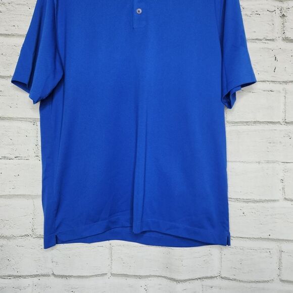 Nike Mens Golf Nike Fit Dry Polo Royal Blue Large L - Picture 6 of 12